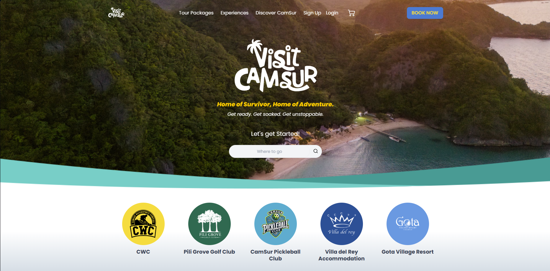 Visit CamSur Booking System project preview
