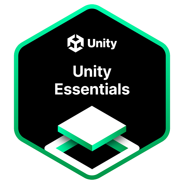 Unity Essentials Pathway certificate preview